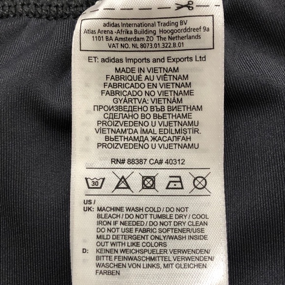 ADIDAS Climalite 2-in-1 Shorts Black Gray Size XL - Picture 12 of 16